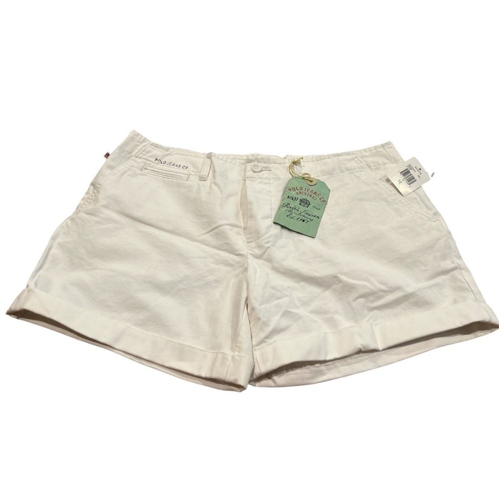 Polo by Ralph Lauren Women's Classic Cream Shorts